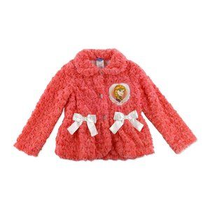 Disney Frozen Anna Fake Fur Jacket Size 4-6x